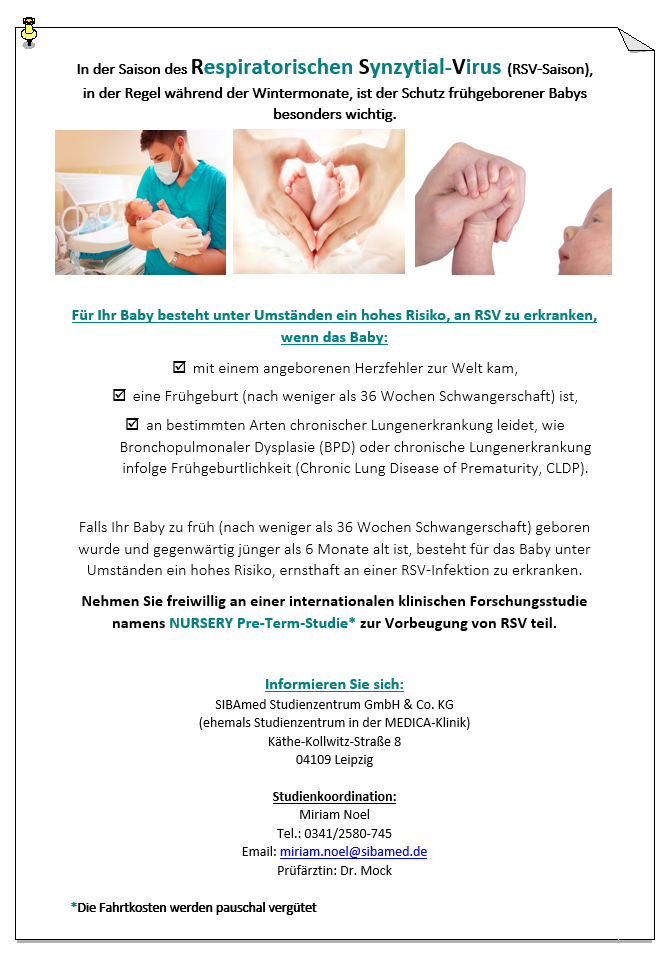 Respiratorisches Synzytial-Virus Studie