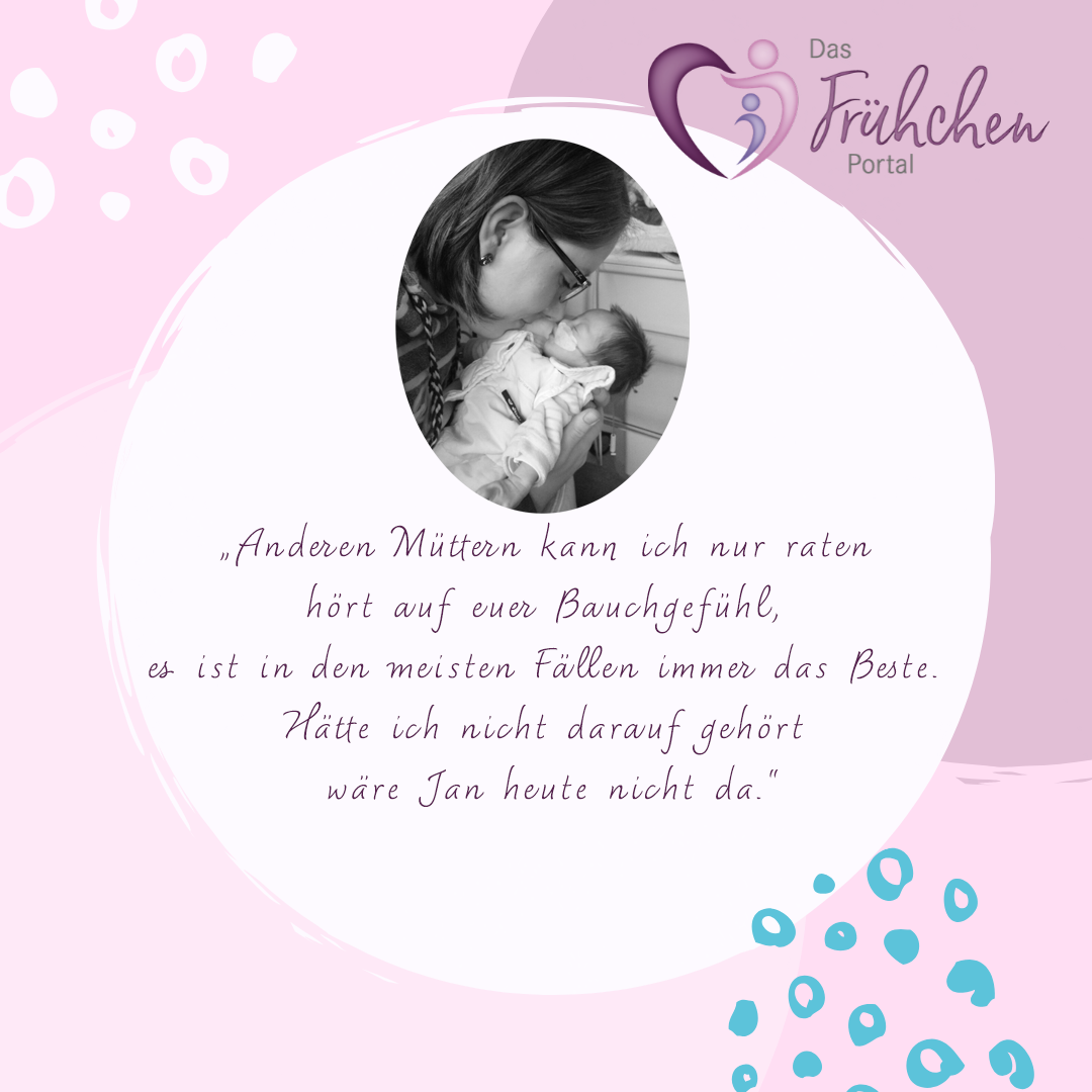 Jennifer mit Jan E. ( Frühchen 28+6 SSW )