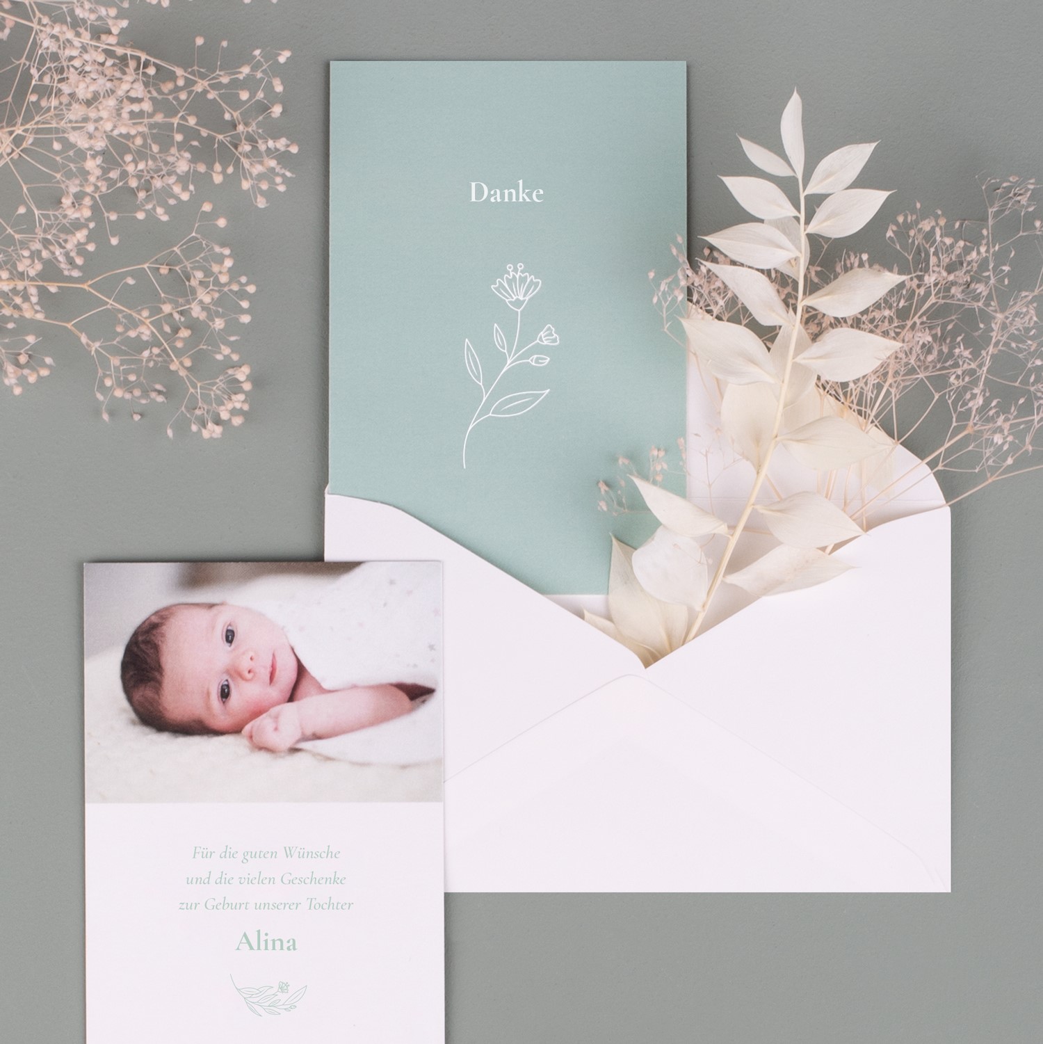 Geburtskarten vom Atelier Rosemood - wunderschöne Erinnerungen und einzigartiges Design